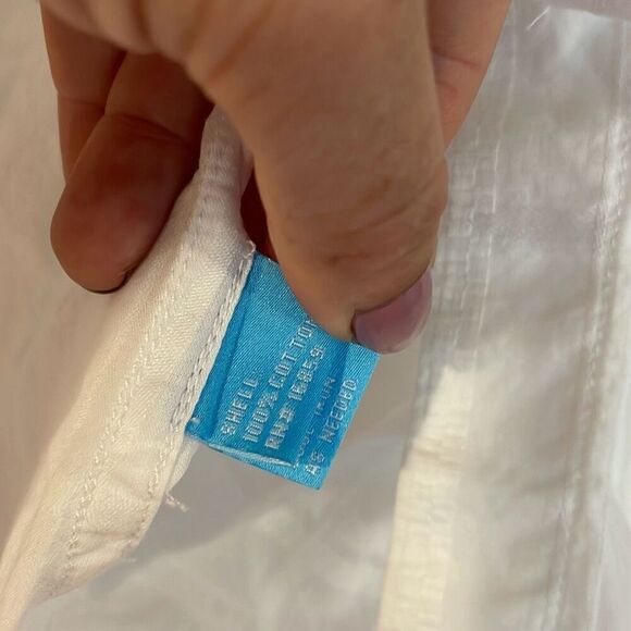 J.McLaughlin white square textured collared button up 4 - Picture 5 of 10